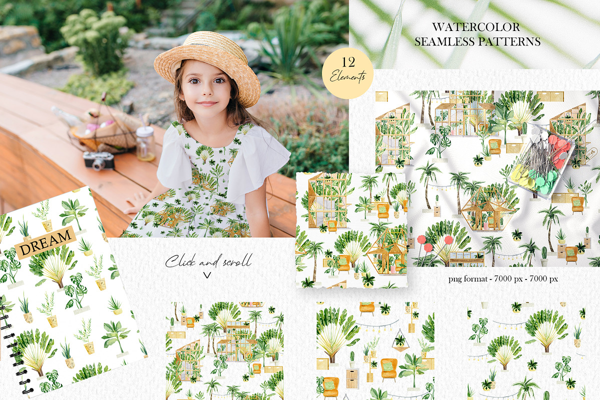 TROPICAL GREENHOUSE. Plants & decor, an Object Graphic by AnnaTkachi (Photo 7 of 9)