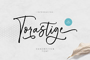 Torastige Script, a Script Font by moriztype (Thumbnail 1 of 6)