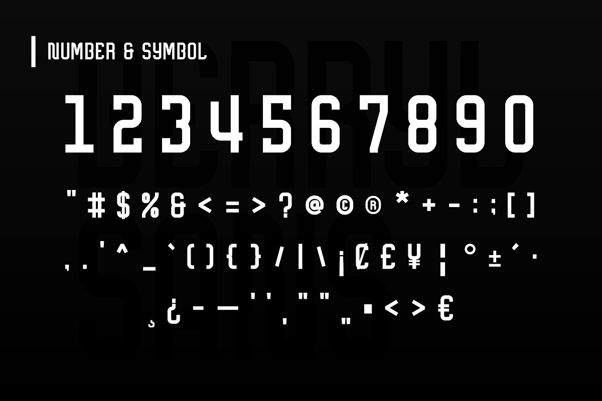 Sans Serif Font - BERRYL SANS preview 3