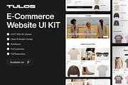 Tulos - E-Commerce Website UI KIT, a Device Mockup by Odama (Thumbnail 1 of 6)