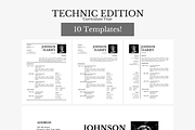 CV minimalist technic Canva template, a Resume Template by mkStudioLab (Thumbnail 2 of 2)