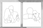 10 Love Goals Line Art, a Decorative Illustration by Miracles Everywhere (Thumbnail 4 of 7)