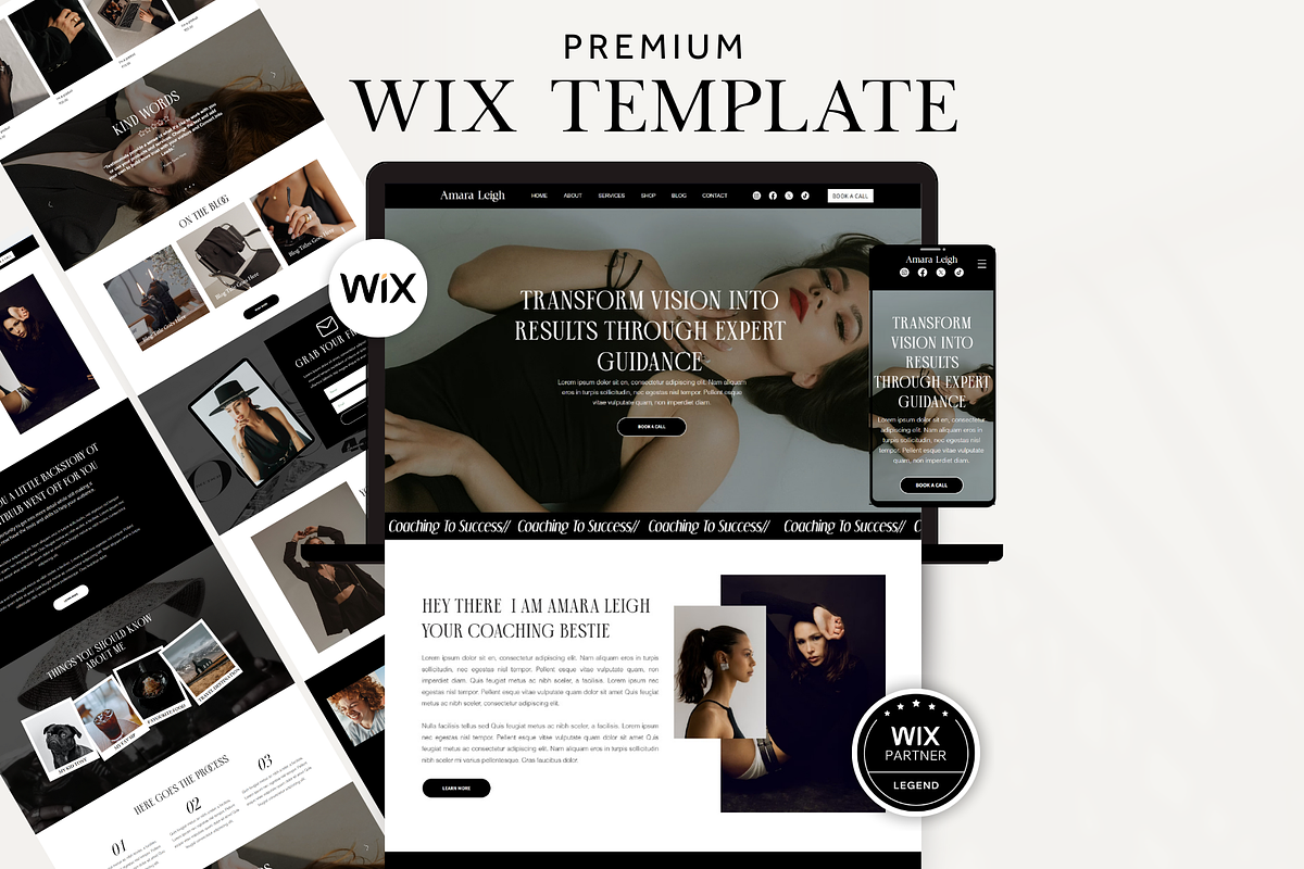 Coaching Wix Website Template