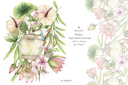 Watercolor Verdant Ritual Collection, a Decorative Illustration by MayaNavits (Thumbnail 9 of 13)