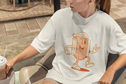 Hot Dog Cartoon Mascot Character, a Food Illustration by Vasya Kobelev (Thumbnail 7 of 7)