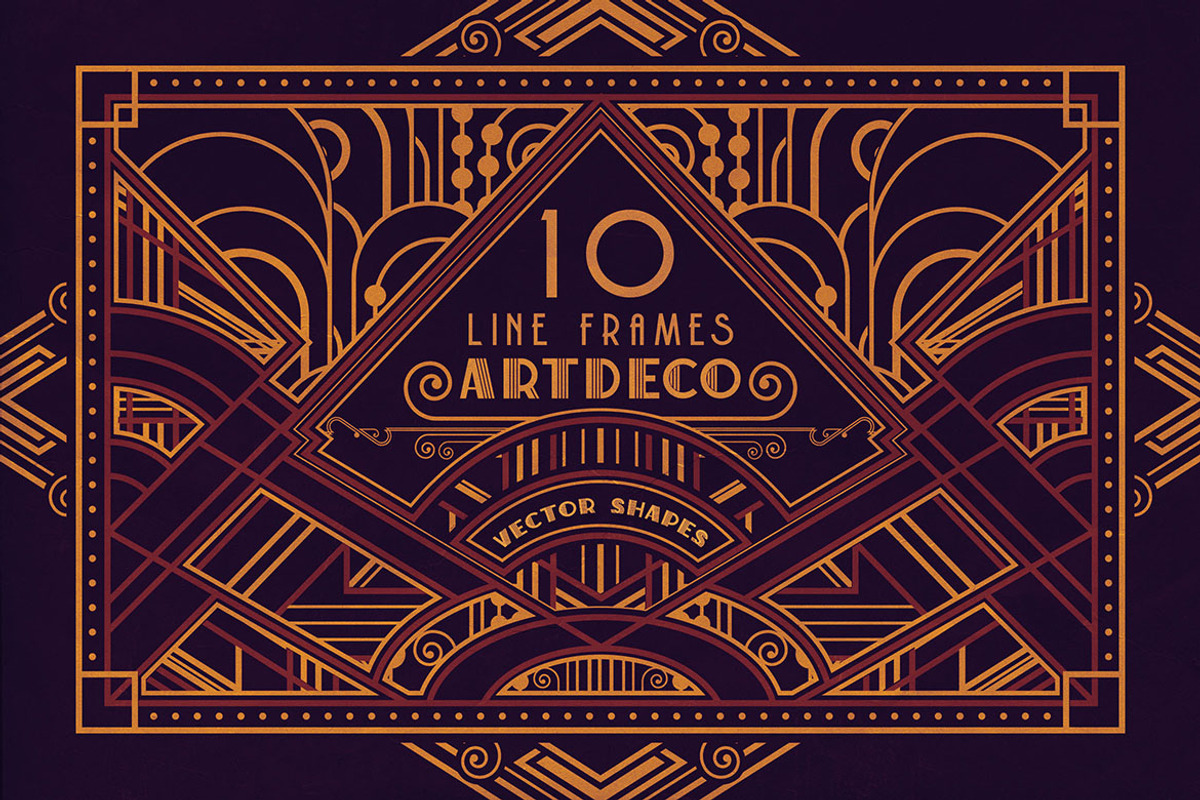 SALE Art Deco Toolkit, a Background Graphic by Cruzine (Photo 71 of 111)