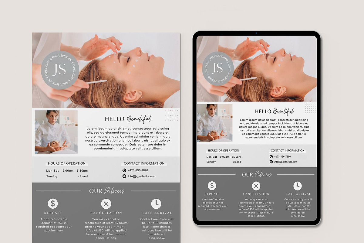 Acuity template esthetician, a Websites & App Template by SwitzerShop (Photo 3 of 5)