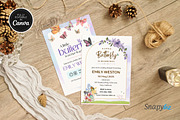 Butterfly Baby Shower Invitation, an Invitation Template by Snapybiz (Thumbnail 10 of 10)