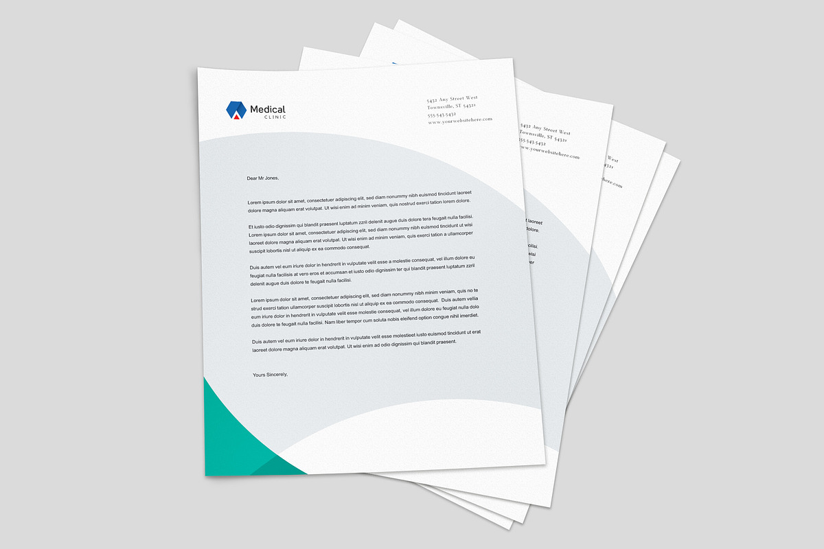 Medical Stationery Template, a Stationery Template by StockLayouts (Photo 2 of 4)