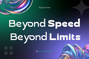 Exson, a Sans Serif Font by Burntilldead (Thumbnail 9 of 9)