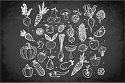 Fruits and vegetables doodles, a Food Illustration by Elina_Li (Thumbnail 10 of 20)