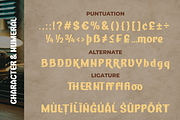 QERUNG | Handwritten Display, a Sans Serif Font by twinstd (Thumbnail 9 of 10)