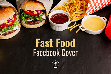Fast Food Facebook Cover, a Social Media Template by Nisha Droch