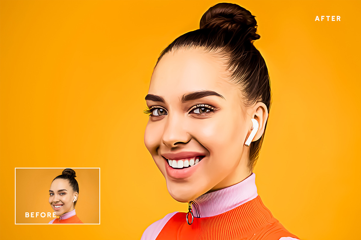 Cartoon Painting Photoshop Action, an Action Add-On by Effect-Hub (Photo 7 of 9)
