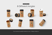 Paper Tube Packaging Mockup Set, a Packaging Mockup by Country4k (Thumbnail 4 of 4)
