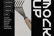 Coated Wooden Hand Fork Mockup, a Household Mockup by hiddemaru (Thumbnail 4 of 4)