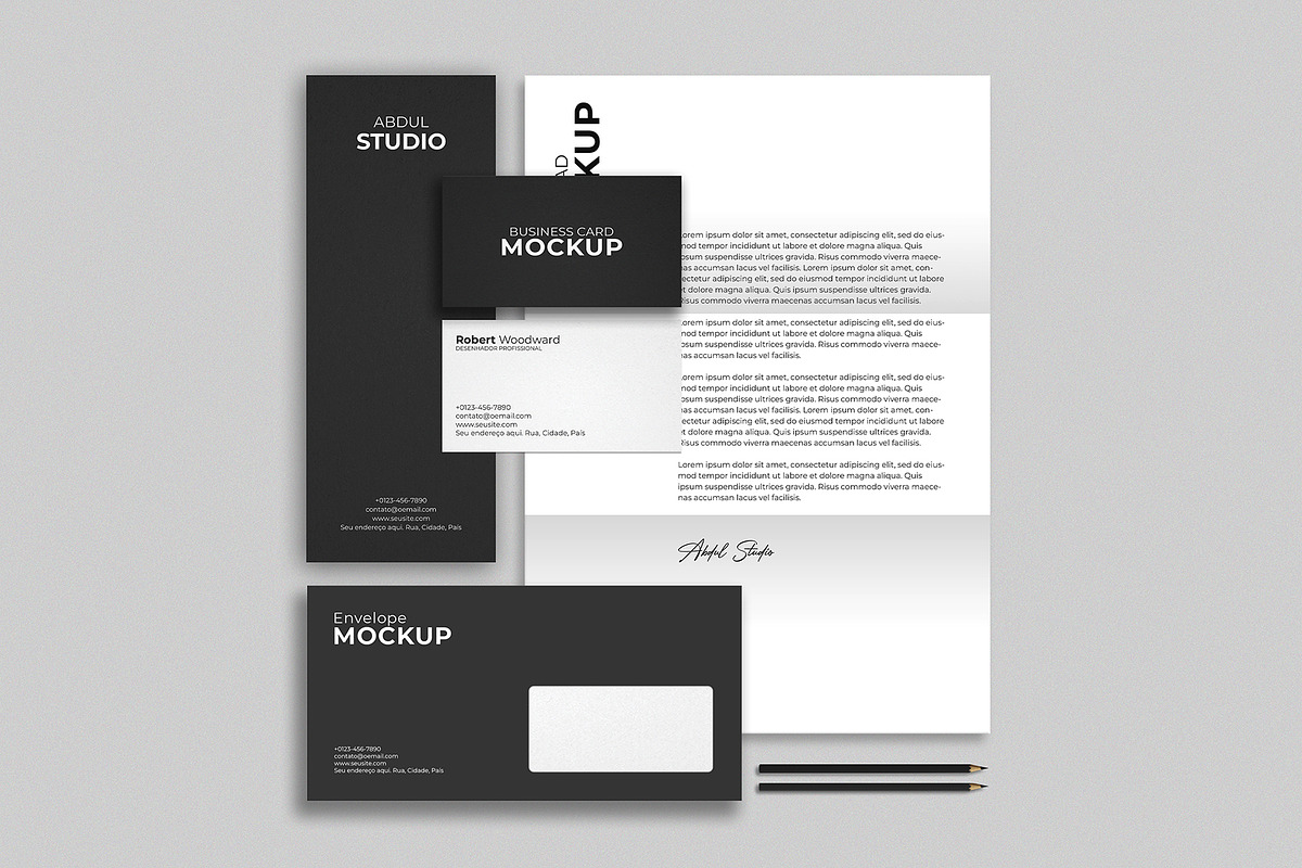 Corporate Stationery Mockup, a Books & Magazine Mockup by Abdul Studio (Photo 9 of 10)
