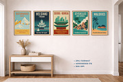 30 Travel City Prints, a Background Graphic by NassyArt (Thumbnail 8 of 14)