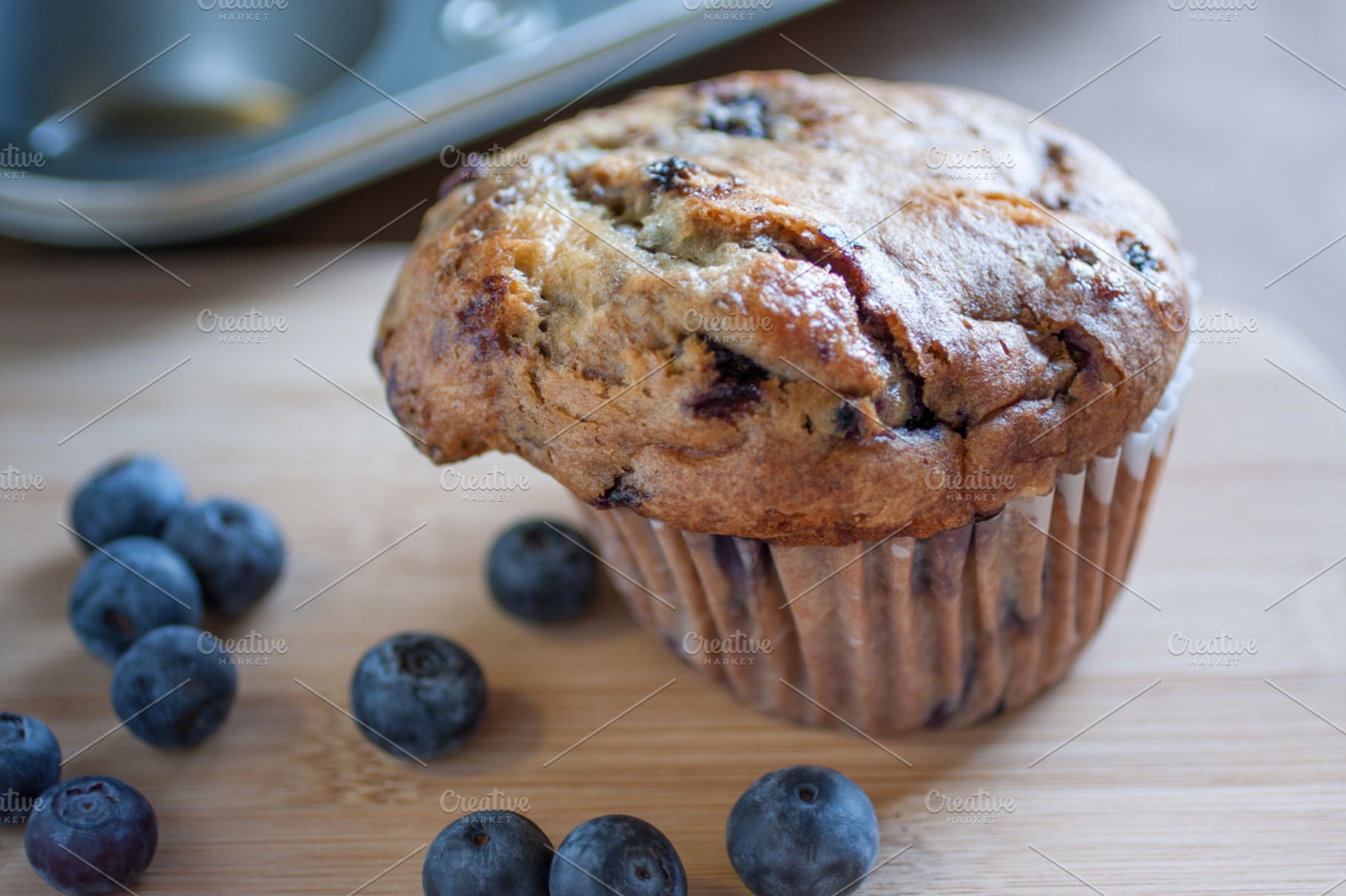 Rustic Blueberry Muffin
