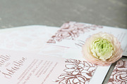 Rose Gold Floral Wedding Suite, an Invitation Template by Laura K Invitations (Thumbnail 5 of 5)