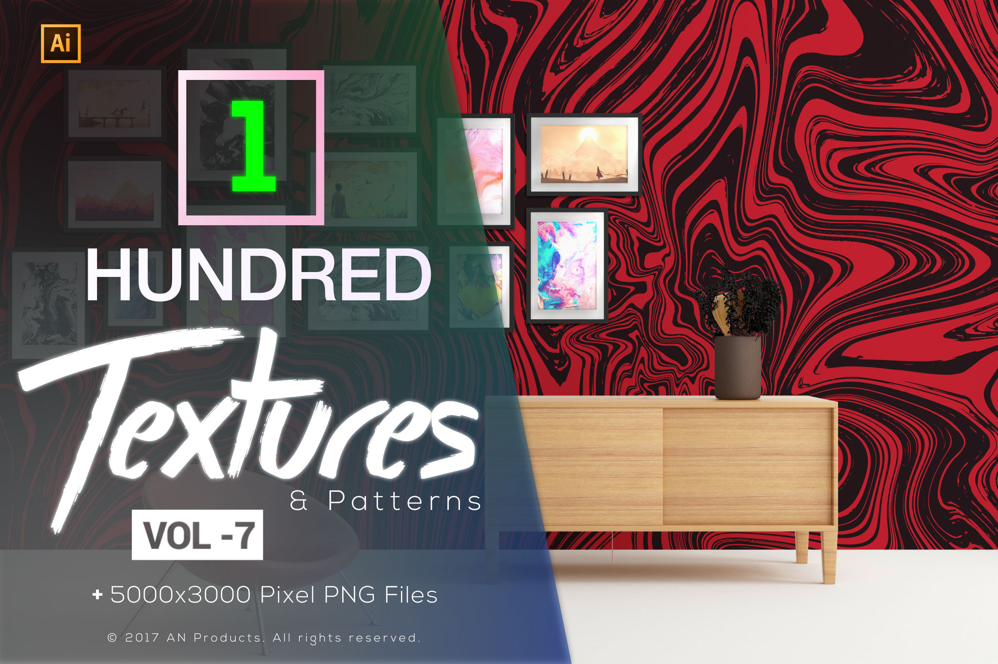 Texture & Pattern Vol - 7, a Texture Graphic by AN Productions