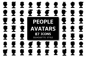 People Avatar Icons Set