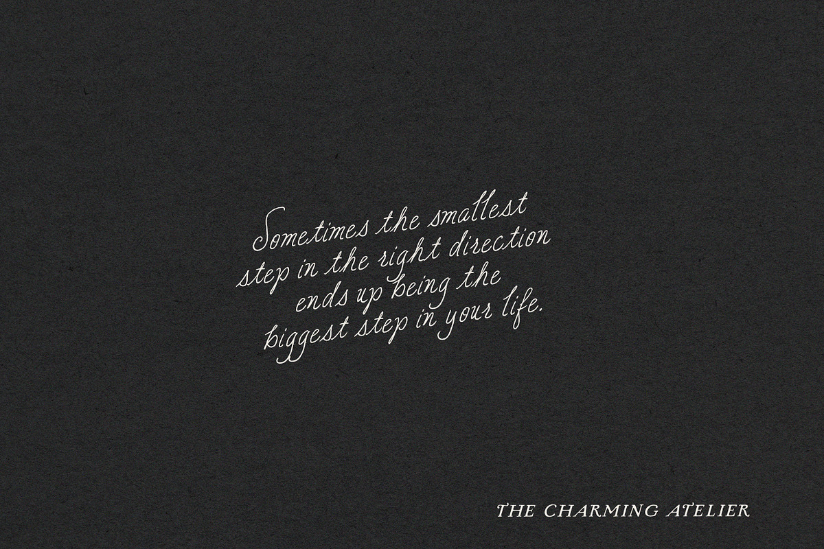 The Charming Atelier Font Duo, a Handwritten Font by Nicky Laatz (Photo 19 of 27)
