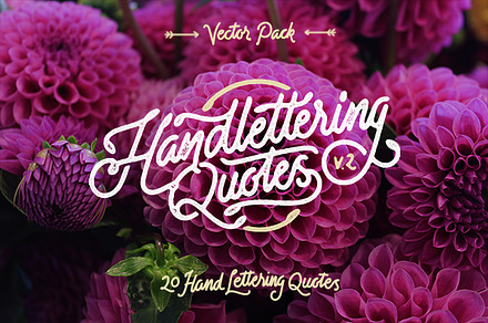 Hand Lettering Quotes v.2