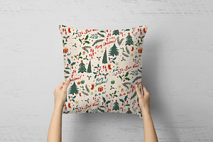 6 Christmas Vector Patterns