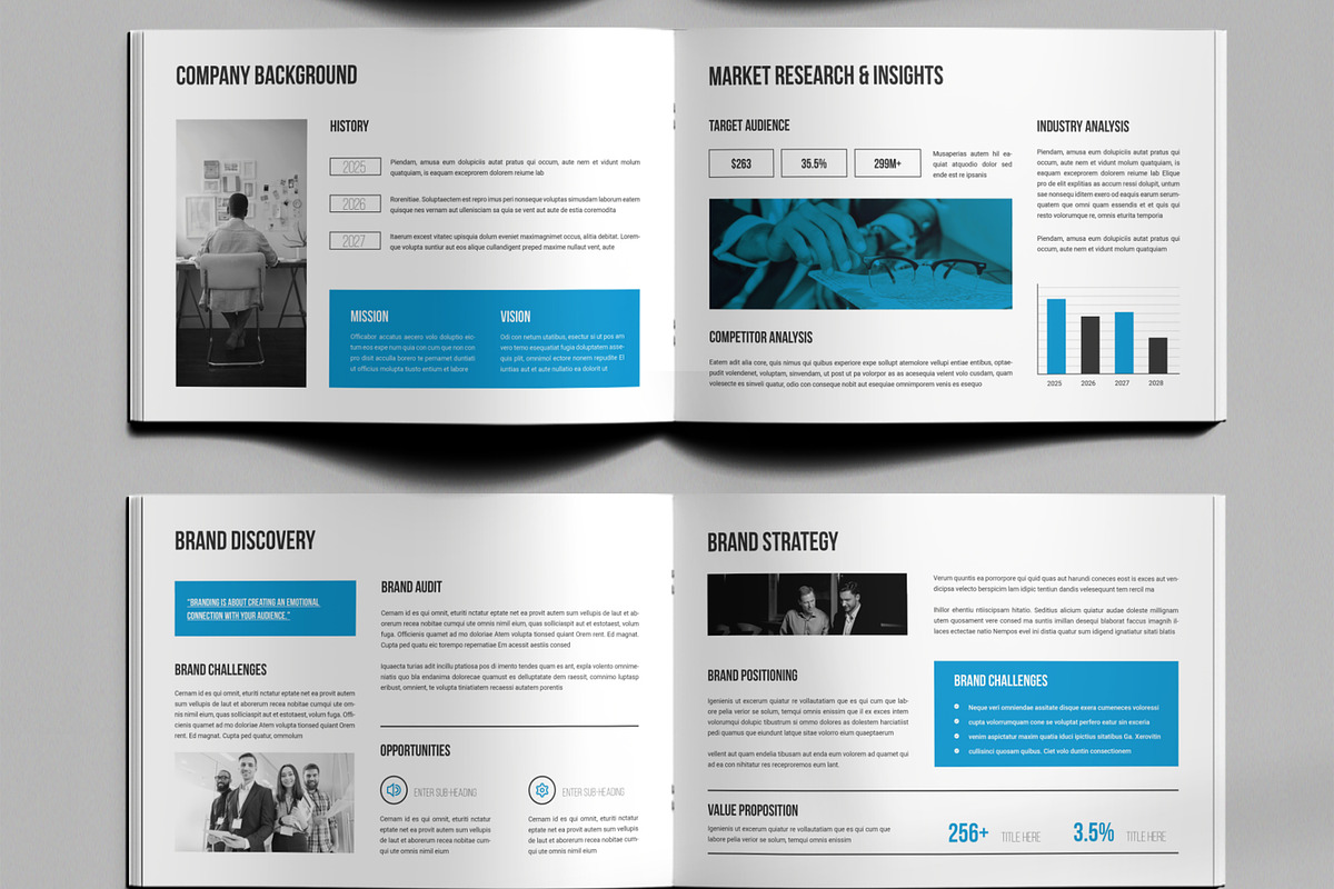 Professional Brand Proposal Brochure, a Brochure Template by ContestDesign (Photo 3 of 5)