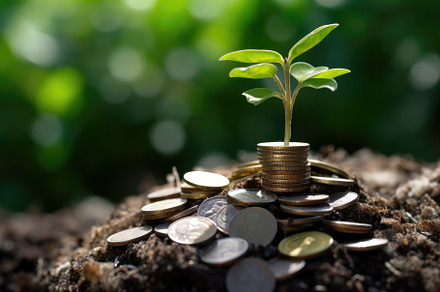 An image that represents the idea of financial growth and invest, a Business Photo by designvectx
