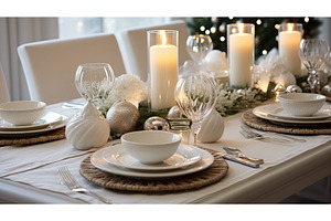 table white wood christmas ai, a Holiday Photo by pikepicture