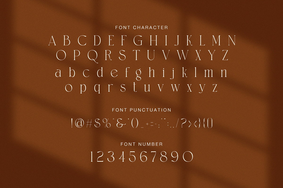 Sellon Elegant Serif Font, a Serif Font by Graphicxell (Photo 7 of 8)