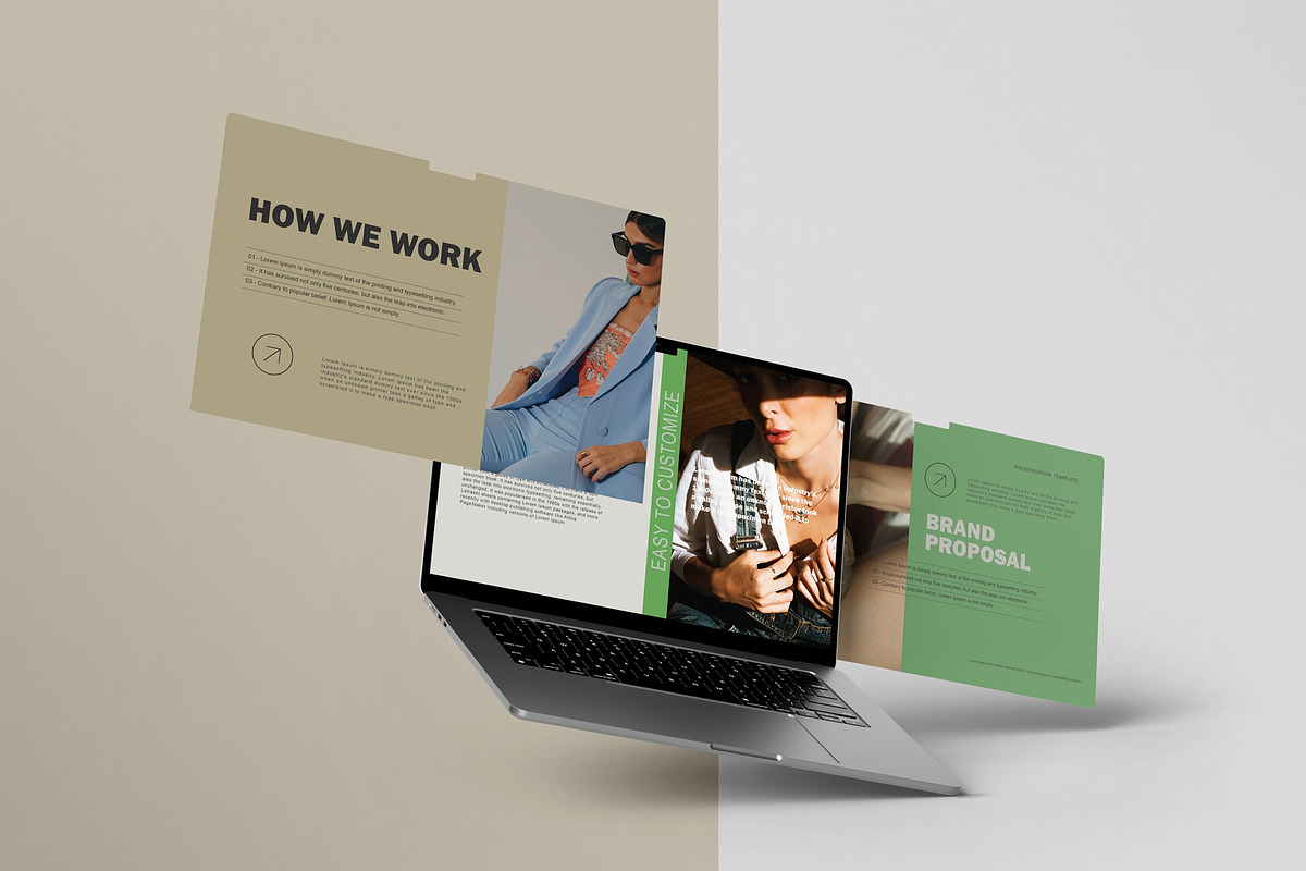 Laptop Screen Website Mockup, a Wearable Device Mockup by Tahtagraphic (Photo 3 of 10)