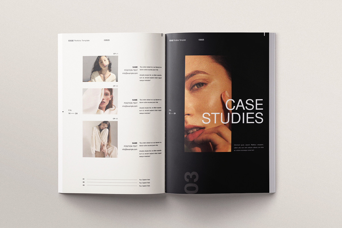Design Portfolio and Resume Template, a Brochure Template by ArtisanaAura (Photo 7 of 9)
