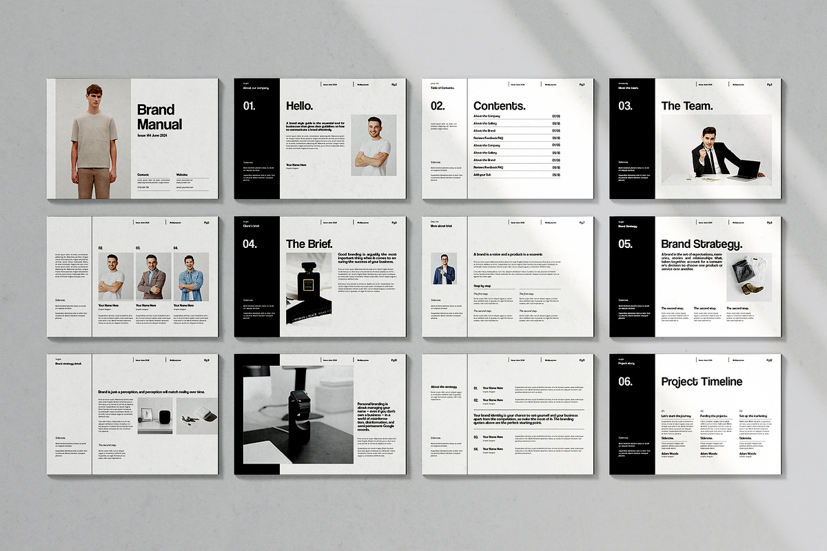 BOLD | Brand Guidelines, a Brochure Template by Analogi Studio (Photo 19 of 21)