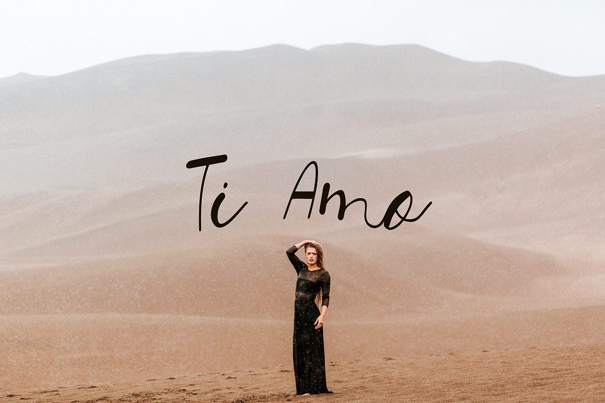 Sarebbe Bellissimo | Stylish Script, a Script Font by Mr.Typeman (Photo 6 of 7)
