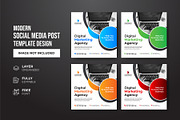 Social Media Post Template, a Social Media Template by gstudiovect21 (Thumbnail 5 of 72)