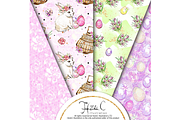 Easter Egg Hunt Paper Pack, a Pattern Graphic by HeidiCIllustration (Thumbnail 3 of 5)