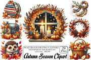 Autumn Season Clipart, an Illustration by DreamPrint404 (Thumbnail 1 of 6)