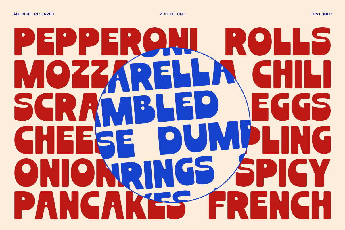 Zucho - Bold Chunky Sans Font, a Sans Serif Font by Font Liner (Photo 2 of 9)