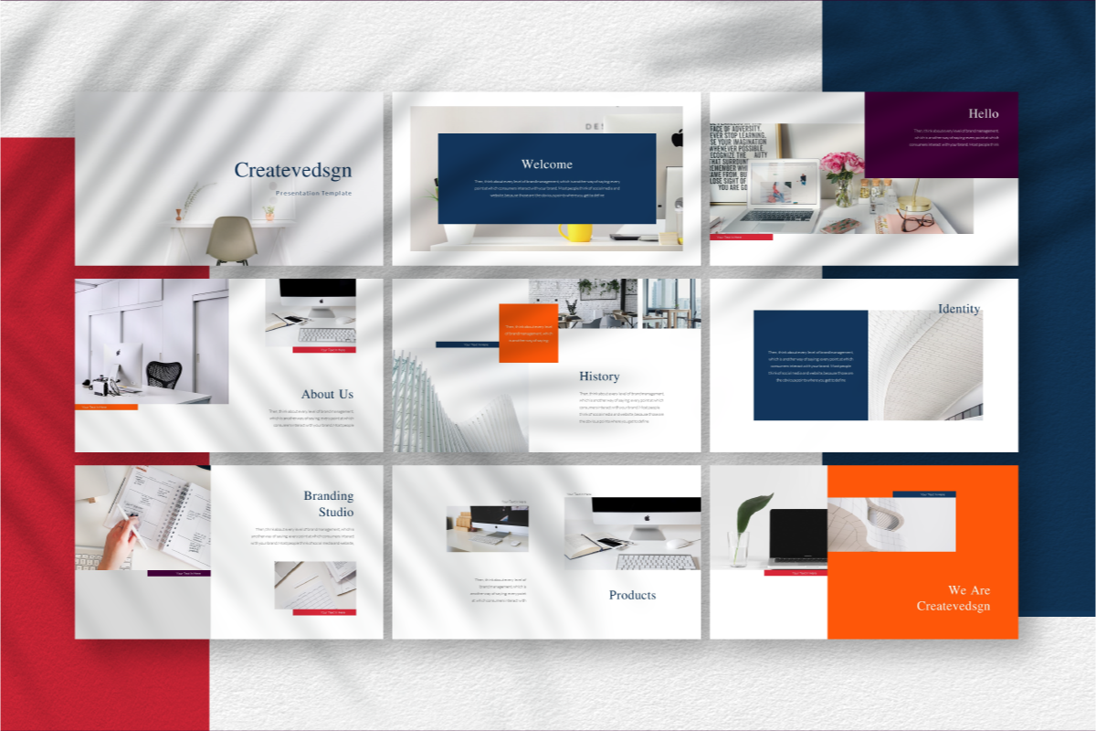 Createvedsgn Google Slide Template, a Presentation Template by Inkofert (Photo 4 of 11)