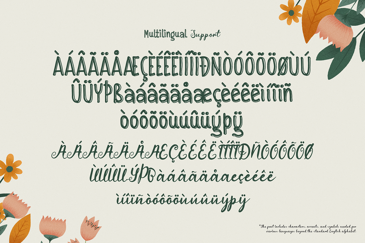 Filoria Amelia | Cute Hand Drawn Duo, a Font by Denustudios (Photo 14 of 14)