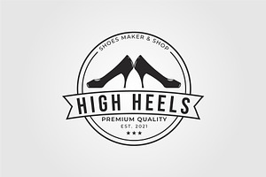 woman footwear or high heels shoe, an Object Illustration by Rizkaarishandy_shop