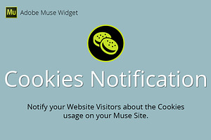 Cookies Notification Muse Widget