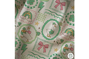 Lucky Goose Seamless Pattern, a Seasonal Illustration by TitaLivingArt (Thumbnail 3 of 13)