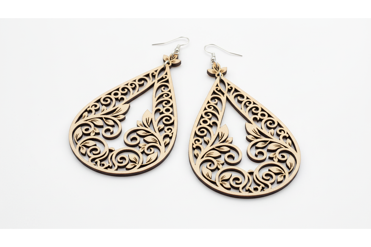 Elegant Floral Earring Set, a Graphic by musafir_fashion (Photo 9 of 11)