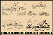Rustic Farmhouse Vintage Set, an Illustration by BIPLOB EXPERT (Thumbnail 1 of 7)