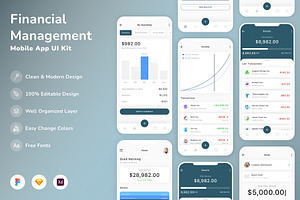 Financial Management App UI Kit