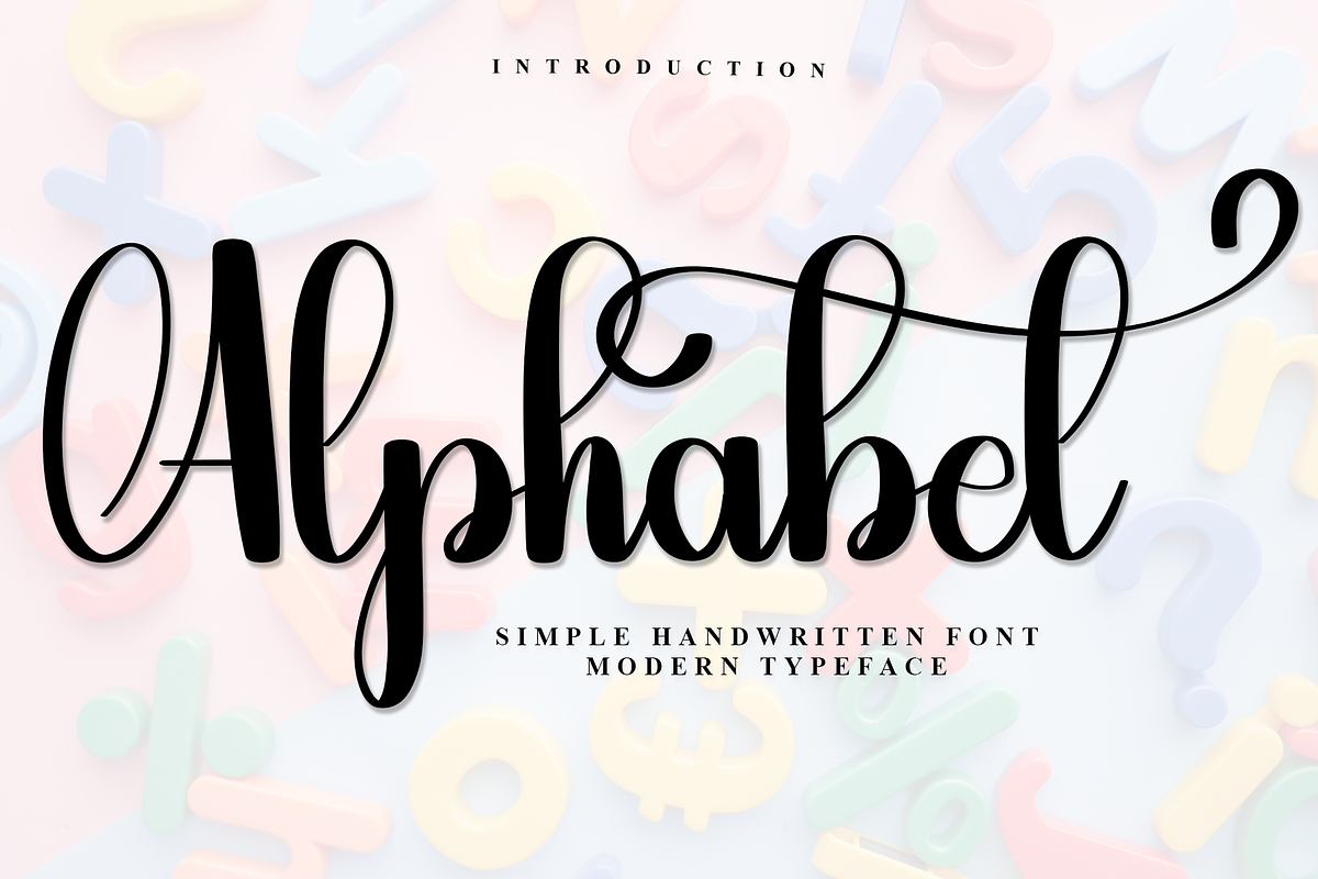 Alphabet, a Handwritten Font by InermediaSTUDIO (Photo 1 of 7)